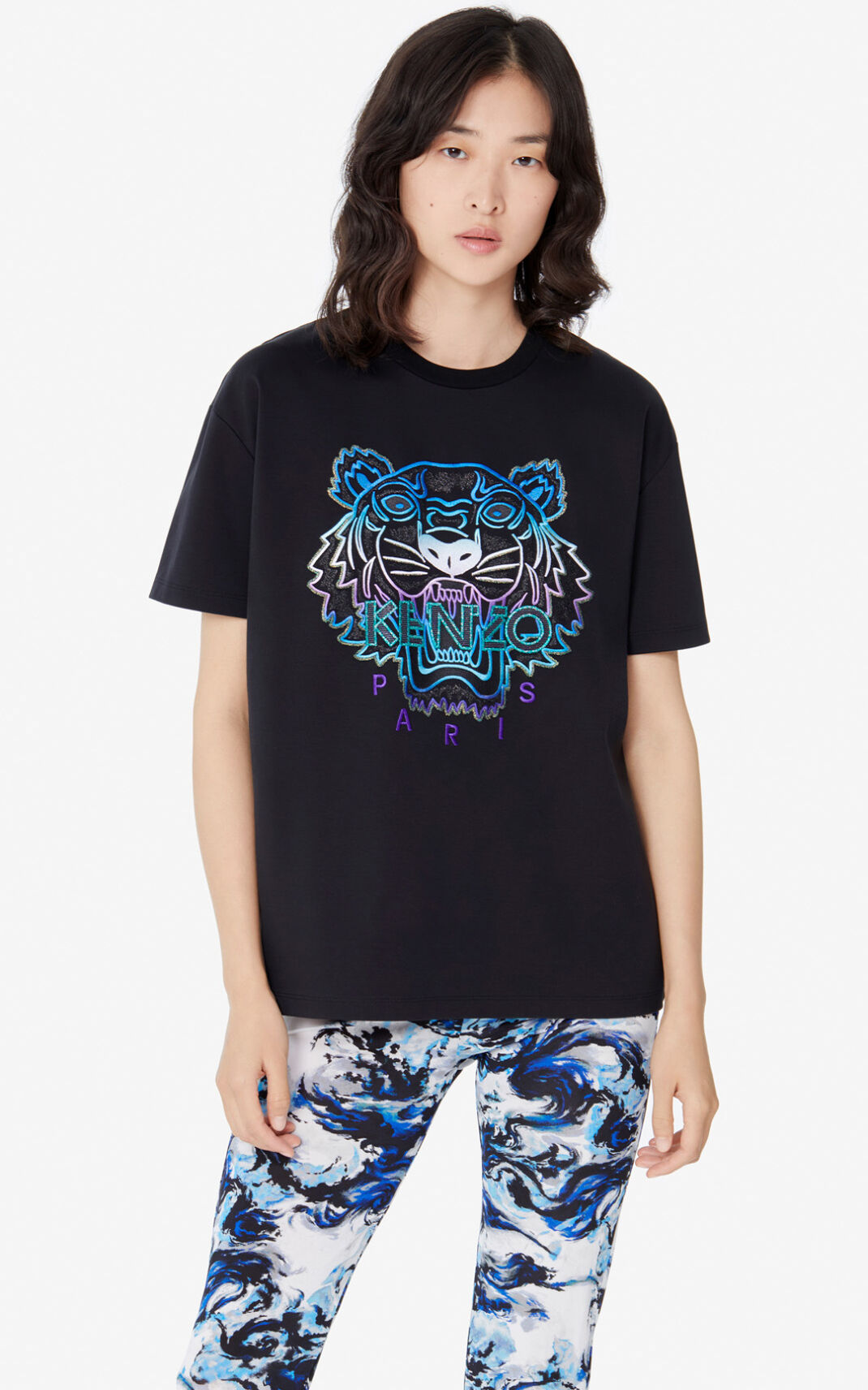 Kenzo Tiger T Shirt Dam | 81760-AXLV